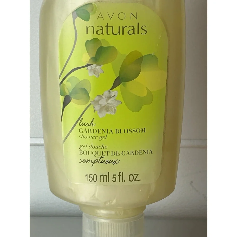 Lot Of 3- Avon Naturals Shower Gel Gardenia & Cucumber Melon‎